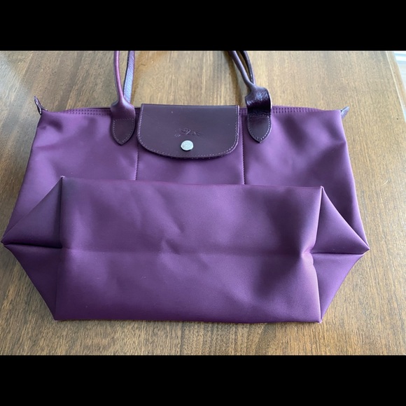 Longchamp Le Pliage shoulder bag medium, purple - Picture 4 of 8